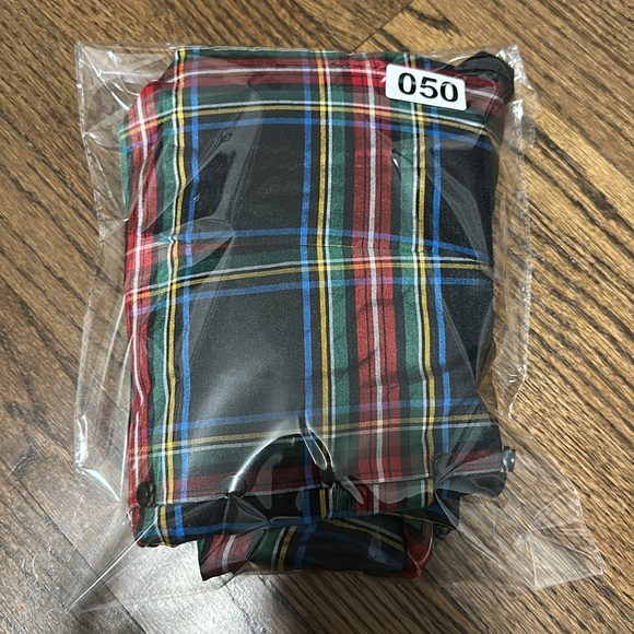 NWT Women’s Plaid Zipper Side and Button Down Back A Line Skater Dress Size 10 - Picture 10 of 10